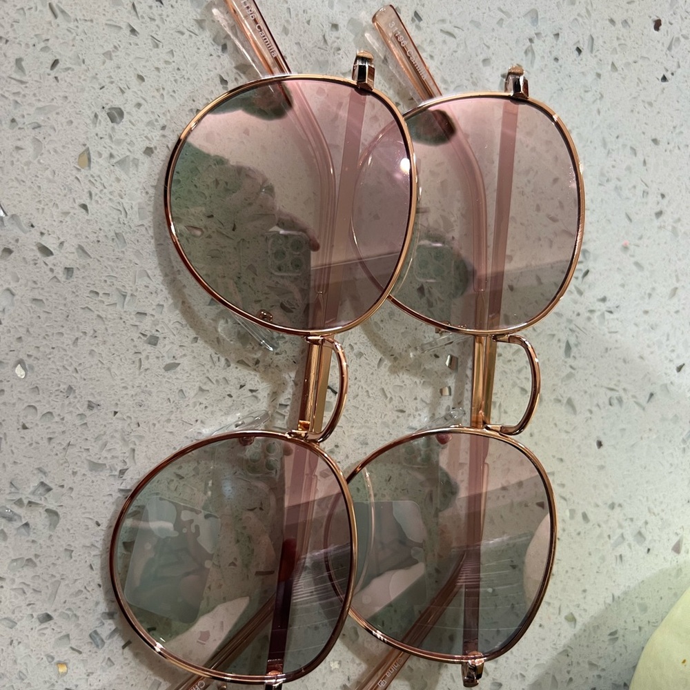 2 Stylish Pink Tinted Sunglasses